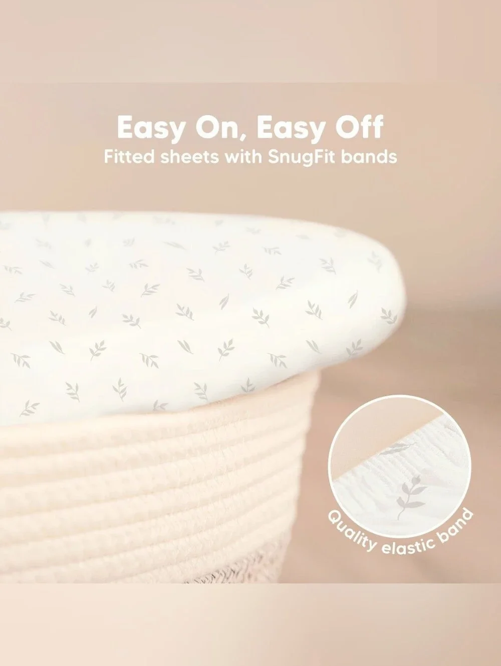Cotton Bassinet Fitted Sheet